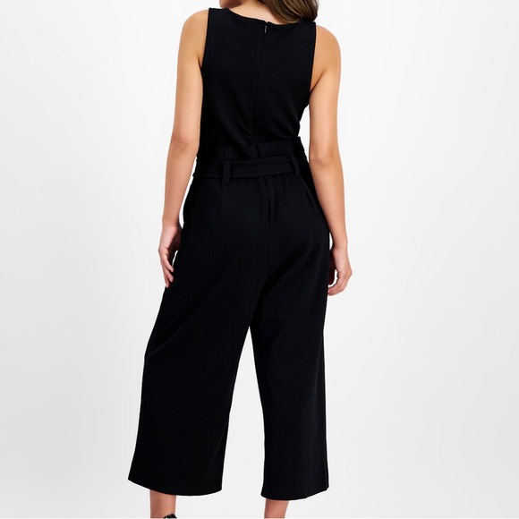 NWT! BAR III PETITE SLEEVELESS TIE WAIST JUMPSUIT - Picture 2 of 10